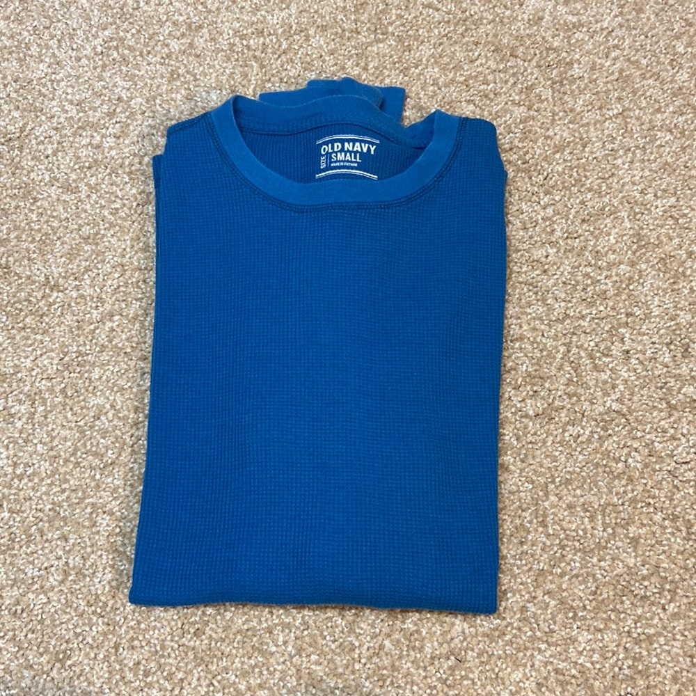 Old Navy long sleeve, Sz small, good condition teal blue